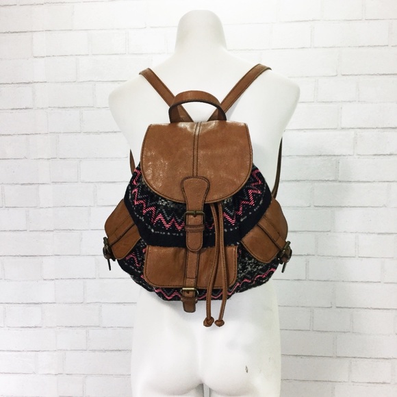 boho mini backpack